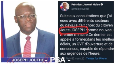 Haïti : Joute ou Jouthe? Répondez Monsieur le Président 1