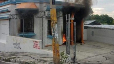 Le bureau de l'ONI à Bourdon à nouveau incendié 11