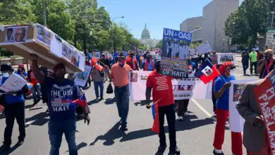 Mouvement de protestation de milliers Haïtiens aux États-Unis contre le pouvoir de facto 4