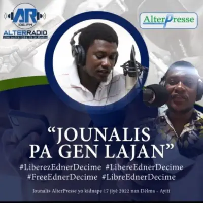 La famille et le Groupe Média Alternatif continuent d’exiger la libération du journaliste Edner Décime 1