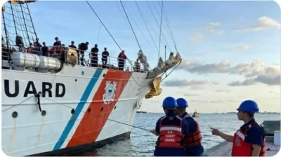 Crise : Un navire de la Garde-Côte américaine sillonne les eaux de Port-au-Prince 1