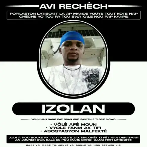Liancourt : Izolan, allié du gang "Gran-Grif", tué dans des affrontements armés 1