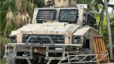 Mirebalais : un policier blessé, un blindé de la PNH incendié 18